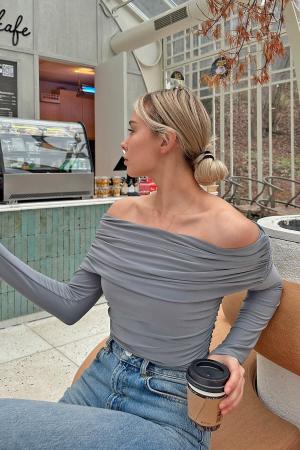 Open Shoulder Blouse