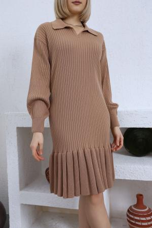 Camel Knit Dress