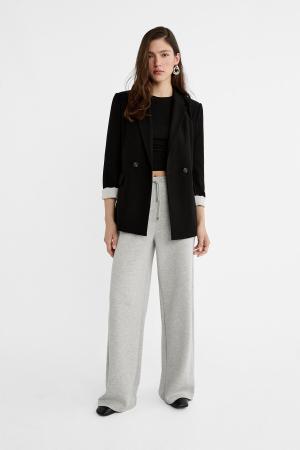 Buttoned tailored blazer