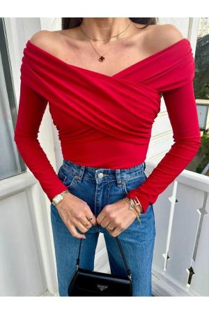 Double Breasted Design Blouse