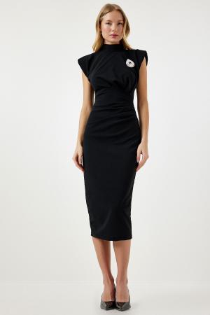 Women's Black Knit Dress