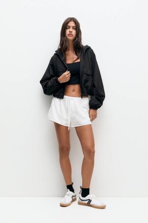 Basic lightweight cropped jacket