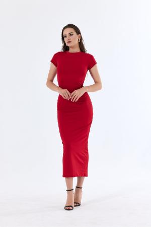 Women's Short Sleeve Maxi Dress