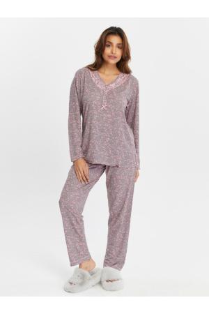 Pink women's pajamas