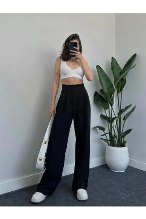 Women's High Waist Wide Leg Pants