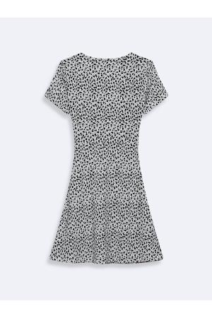 Patterned Short Dress