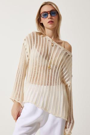 Summer knitted blouse