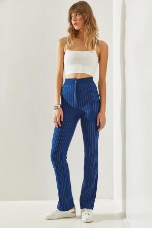 Women's Striped Palazzo Trousers