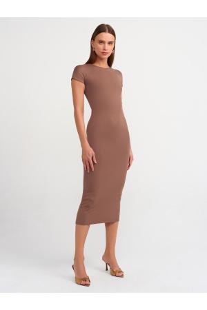 Crew Neck Long Dress