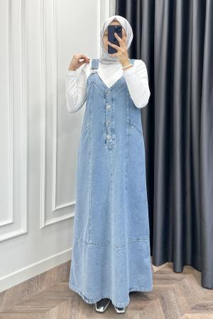 New Season Denim Vest Dress