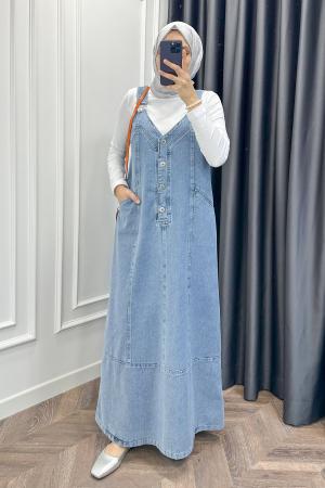 New Season Denim Vest Dress