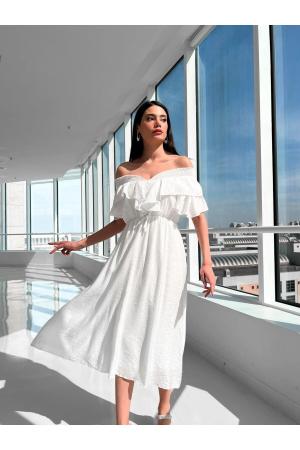 White Linen Summer Dress