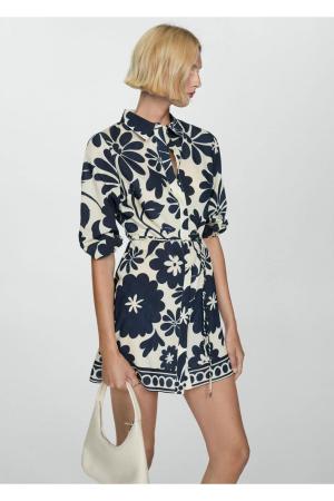 Short floral print dress