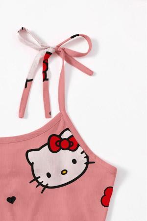 Angelina Hello Kitty 2 Ribbed Shorts Set