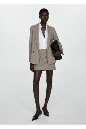 Buttoned blazer jacket