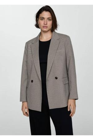 Buttoned blazer jacket