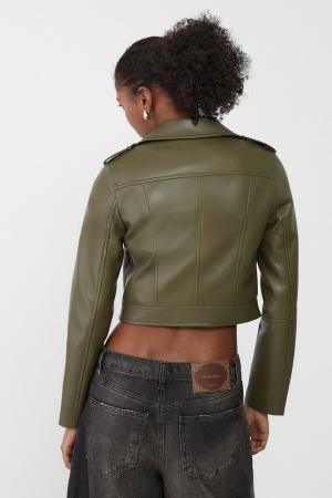 faux leathe jacket