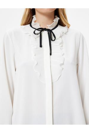 high collar shirt