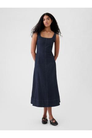 Denim Midi Dress