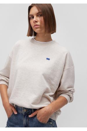 Crew Neck Basic Brown Sweatshirt