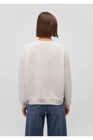 Crew Neck Basic Brown Sweatshirt