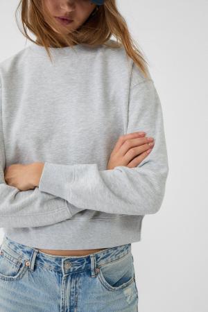 Crew neck basic sweatshirt