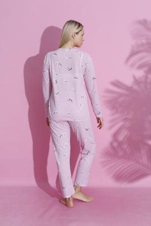 Women's pink pajama set