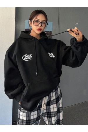 Oversize Hooded Sweatshirt