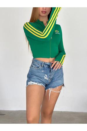 Brazil  Green Blouse