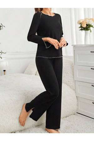 Black Women's Pajama Set