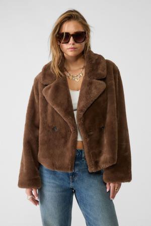 faux fur jacket