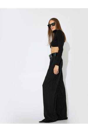 High Waist Palazzo Pants with Pockets