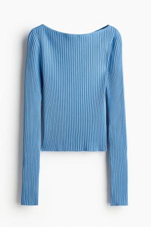 Elastic Knitted Top
