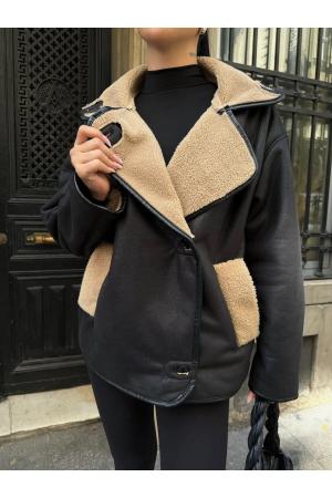 Fur Lined Oversize Jacket