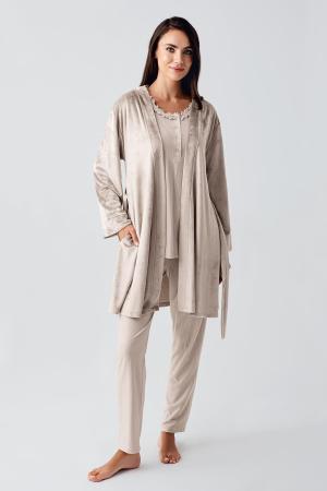 Viscose velvet pajama set