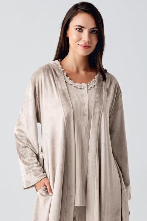 Viscose velvet pajama set