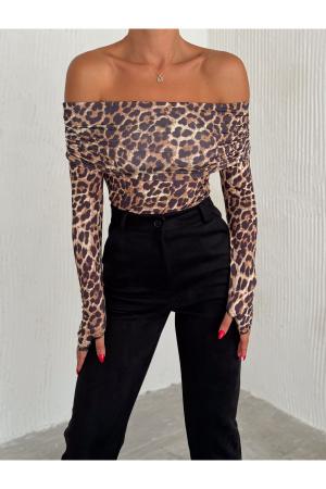 MADONNA COLLAR BLUES LEOPARD