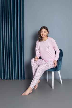 Long Sleeve Viscose Pajama Set