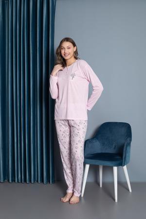 Long Sleeve Viscose Pajama Set