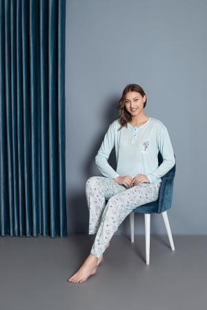 Long Sleeve Viscose Pajama Set