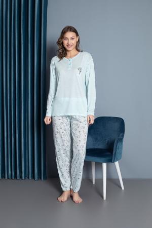 Long Sleeve Viscose Pajama Set