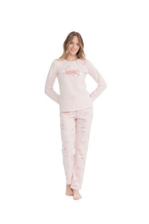 Women's Crew Neck Pajama Set